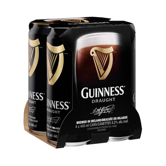 GUINNESS DRAUGHT 440ML 4 CANS