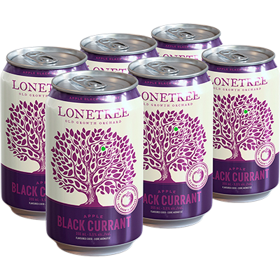 LONETREE BLACK CURRANT CIDER 6 CAN