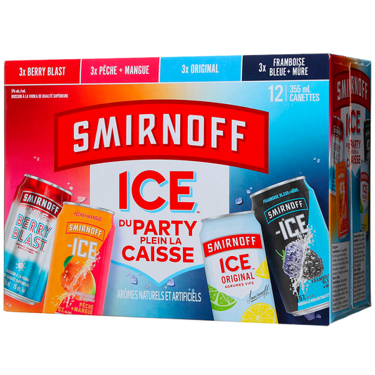 SMIRNOFF ICE PARTY PACK 12 CANS
