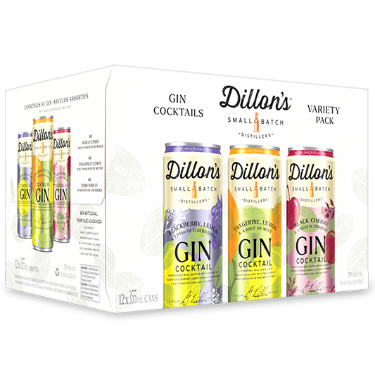DILLON'S GIN COCKTAILS VARIETY 12 PACK