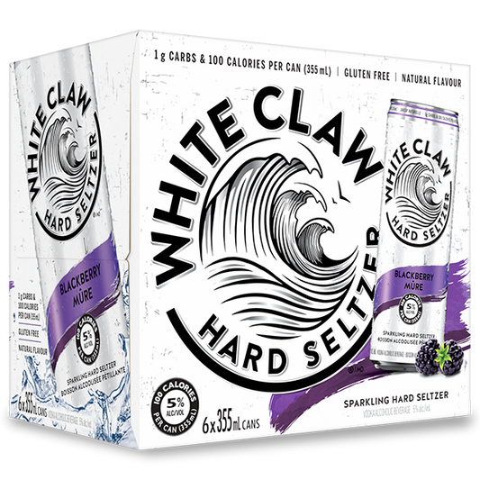 WHITE CLAW BLACKBERRY 6 CANS