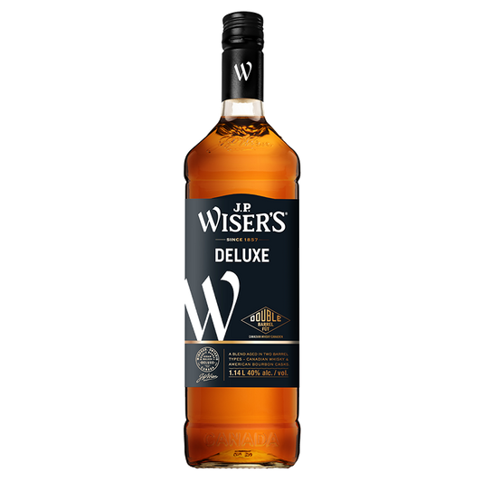 J.P. WISER'S DELUXE CANADIAN RYE WHISKEY 1.14L