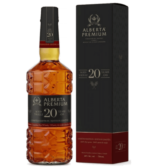 ALBERTA PREMIUM 20 YEAR OLD LIMITED EDITION CANADIAN RYE WHISKEY