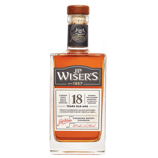 J.P. WISER'S 18 YEAR OLD CANADIAN WHISKEY
